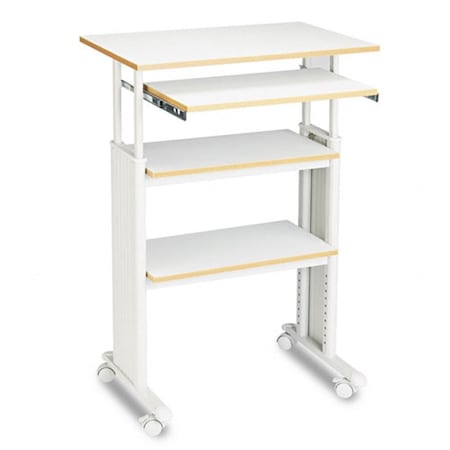 Betterbeds Adjustable Height Stand-Up Workstation in Gray BE124593